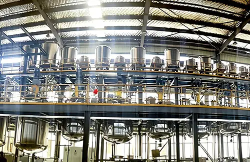 Komplette Ausr&uuml;stung f&uuml;r die Harzproduktionslinie