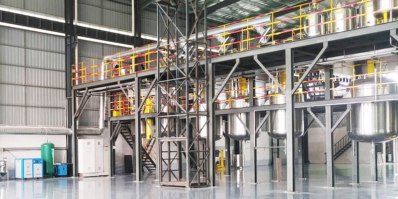 Produktionslinie f&uuml;r wasserbasierte Architekturfarben