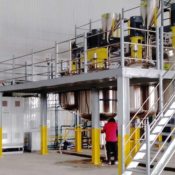 Komplette Produktionslinie f&uuml;r wasserbasierte Industriefarben